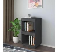 CSYQPDMBDL Estantería, Libreria, Librería con estantes de pie, Mueble de Madera Maciza de Pino Gris, 40x35x71 cm