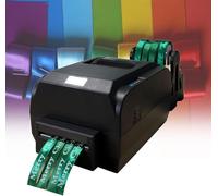 CSYQPDMBDL Máquina de Impresión de Cintas de Raso, Impresora de Cinta Digital de 4 Filas, máquina de impresión de Cinta con Estampado de láminas, Compatible con Varios Idiomas