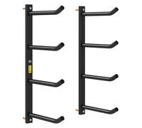 CSYQPDMBDL Perchero de Pared, Perchero Pared, Estante de almacenamiento multifunción de 2, 4 y 6 niveles for rodillos de espuma, pelotas, gimnasio, sala de entrenamiento y hogar.(70cm (27.5inch))