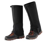 CSYQPDMBDL Polainas para Piernas, Protección de piernas for ciclismo, ideal for escalada, esquí, caza y senderismo.(Black,X-Small)