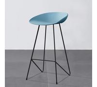 CSYQPDMBDL Taburete de Bar, Taburete Alto para Cocina, Silla De Comedor De Cocina con Reposapiés Taburetes De Bar Estructura De Metal, Altura De Sentado 65 Cm 70 Cm 75 Cm,(Cyan,70cm)