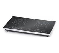 CT 3410/IN hobs Negro, Blanco Encimera Con placa de inducción 2 zona(s), Placa de cocción negro/Plateado, Negro, Blanco, Encimera, Con placa de inducción, Vidrio y cerámica, 2 zona(s), 1400 W
