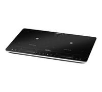 Rommelsbacher Placa de inducción doble CT 3420/IN – vitrocerámica, control táctil, temporizador