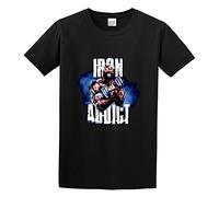 CT Fletcher Iron Addict Vol II Print Unisex T-Shirts Men tee Cotton Tops Black Shirt M