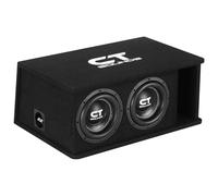 CT Sounds Caja de subwoofer Doble de 8 Pulgadas y 1600 W cargada Tropo Series para Coche - TROPO-2X8D4
