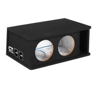 CT Sounds CT2X8 - Caja de subwoofer para Coche con Puerto de Corte Doble de 8 Pulgadas