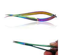 CT Tijeras de cejas para recortar con precisión cejas, pestañas, pestañas, orejas, nariz, bigote y barba para hombres y mujeres