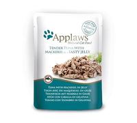 CT-TRONICS Applaws Comida Húmeda para Gatos 16 Sobres x 70 Gr Varios Sabores (Atún Y Caballa En Gelatina)