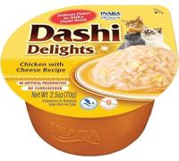 CT-TRONICS Churu Gato Dashi Delights Alimento Húmedo para Gatos (Pollo Y Queso)