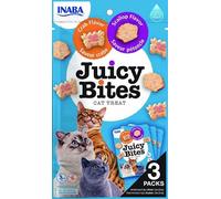 CT-TRONICS Churu Gato Juicy Bites 6x3x11 Gr (Total 198 Gr) (Vieira Y Cangrejo)