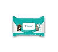 CT-TRONICS Freedog Toallitas Húmedas para Perros Y Gatos Pack De 2 x 40 Toallitas (Talco)