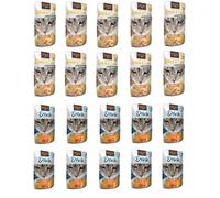 CT-TRONICS Leonardo Drink [20x40g Paquete múltiple Mezcla De Sabores] Bebida para Gato | Alimento complementario para Gatos (10 x Pollo 10 x Salmón)