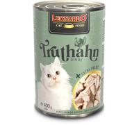 CT-TRONICS Leonardo Extra Filete Alimento Húmedo para Gatos Pack De 6 Latas (Pavo 400 Gr)