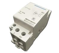 CT1-63 2P 32A 40A 63A 220V 230V~ 50/60HZ Contactor modular de CA doméstico for riel DIN 2NO 1NO 1NC 2NC(2NO 63A)
