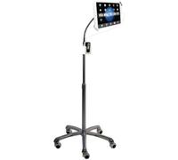 CTA Digital Pad-SHFS - Soporte de Suelo con Cuello de Cisne para tabletas de 7 a 13 Pulgadas