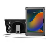 CTA Funda magnética de seguridad para iPad, funda magnética y resistente al agua para iPad de 10ª generación de 10.9 pulgadas, funda resistente con mecanismo de bloqueo de seguridad y placas de metal,