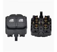 CTAB Apto for Volkswagen Golf 1992 1993 1994 1995 1996-1998 Interruptor de control de ventana Piezas de automóvil Luz de fondo verde Interruptor de ventana eléctrica(12 Pins)