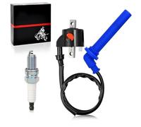 CTAB Bobina de encendido, bujía y capuchón compatibles con Polaris Predator 500 (2003-2007) y Polaris Outlaw 500 (2006-2007). Números de pieza originales: 3088053 y 3088054.