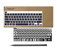 CTBDZ Teclas de teclado de repuesto y tapas de teclas, bisagra de clips de tijera para MacBook Pro A2251 A2289 A2141 2019 2020 año 13 pulgadas 16 pulgadas diseño de EE. UU. QWERTY teclado completo