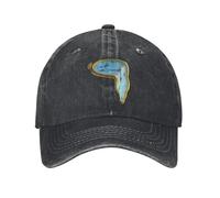 CTBYUTFZR El Reloj Derretiro Salvador Dalí Gorras de béisbol de Estilo Unisex artísticas Sombreros Vaqueros Desgastados Tocados Vintage para Actividades al Aire Libre Regalo