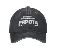 CTBYUTFZR Gorra de béisbol Vintage CA7RIEL & Paco 2025 Tour Unisex Vaquera desgastada Snapback Hat Concert Actividades al Aire Libre Gorra Regalo Gorra