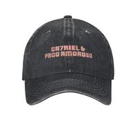 CTBYUTFZR Gorras clásicas de béisbol de la Gira CA7RIEL & Paco 2025 para Hombres Mujeres Sombrero Suave Lavado Desgastado Concierto Exterior Sin Estructura