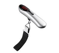 CTCOIJRN GMOIUJ 50kg/110lb Suitcase Scale Pocket Mini Luggage Scale Travel Bag Hanging Scales Electronic Balance Weight(White-Fruit peach5)