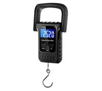 CTCOIJRN GMOIUJ Digital Hanging Luggage Scale 110lb/50kg Outdoor Portable Handheld High Precision Electronic Scale with LCD Display Ruller Tape
