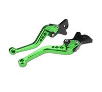 CTCYWLWAYZ Embrague Freno Manetas De Embrague Y Freno De Motocicleta Ajustables para Keeway RKF 125 RKF125 Maneta Freno y Palanca Embrague(Corto Verde)