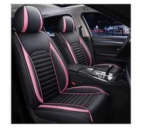 CTCYWLWAYZ Funda Asiento Coche Fundas Asiento Coche Cuero Universal para Suzuki para Igheritage para Wagon R Sx4 2008 para Grand Vitara para Swift para Kizashi(Black Pink Front)