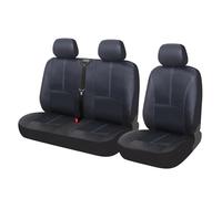 CTCYWLWAYZ Funda Asiento Coche para Renault para Master Funda Asiento Coche Universal 2 + 1(Cuero PU)