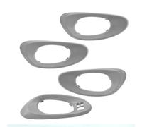 CTCYWLWAYZ Manijas Puertas Interiores 15214503 15214502 15214506 15214507 4PCS Manija De Puerta Interior Delantera Trasera Bisel para Chevrolet para Trailblazer LS LT LTZ SS EXT(Gris)