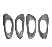 CTCYWLWAYZ Manijas Puertas Interiores 4Pcs 15214503 Manija Interior Puerta Delantera Trasera Biseles Trim 15214506 15214507 15214502 para Chevrolet para Trailblazer LS LT LTZ SS EXT(Grey with Hole)