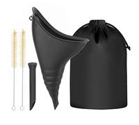 CTDMJ Urinella para mujer, orinela para mujer, orinal femenino, con bolsa de almacenamiento y cepillo de limpieza, orina portátil reutilizable para mujeres, actividades al aire libre, actividades al