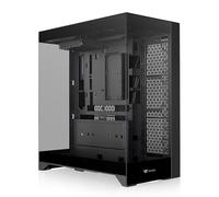 CTE E550 TG - Carcasa ATX de Torre Media Negra, 3 Paneles de Vidrio Templado, Soporte de Placa Base con Conector Oculto, instalaciones VGA de Tres vías, diseño de Doble cámara, CA-1Z8-00M1WN-00