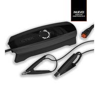 CTEK CS ONE (Gen 2) con Wi-Fi, cargador y mantenedor de baterías inteligente de 12 V, control mediante aplicación, supervisión remota, carga adaptativa y pinzas sin polaridad para autos y motocicletas