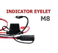 CTEK INDICATOR EYELET M8 adaptador con ojales M8 y panel indicador para comprobar el estado de la batería