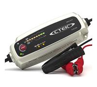 CTEK MXS 5.0, Cargador Batería 12V 5A con Compensación De Temperatura Incorporada, Cargador De Batería De Coche Y Moto, Cargador Inteligente Baterias, Mantenedor De Batería con Opción De AGM Dedicada