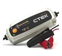 CTEK MXS 5,0 Cargador de Batería 12V 5A, Coche y Moto, AGM | Compensación de temperatura, reacondicionamiento, opción AGM, mantenedor de batería