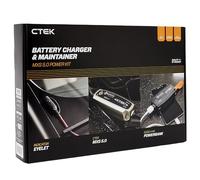 CTEK MXS 5.0 Power Kit - Batterieladegeät - 12 V 5 A - INKL. Powerbank