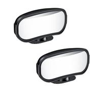 CTForest 2 Pezzi di Espejo de Punto Ciego Nero, Lente Gran Angular Possono Migliorare Efficacemente la Sicurezza e il Comfort Durante la Guida