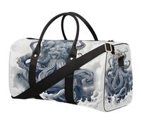 Cthulhu - Bolsa de viaje plegable con estampado de pulpo, impermeable, con correas para el hombro