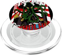 Cthulhu. Japanese Anime Monster Attack, Old Poster Japanese PopSockets PopGrip para MagSafe