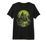 Cthulhu Lovecraft Fantasía Camiseta Premium