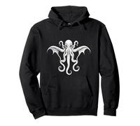 Cthulhu Rising Art | Diseño de Terror cósmico lovecraftiano Sudadera con Capucha
