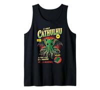 Cthulhu Un Gato Salvaje Cathulhu o Monstruo Horror cósmico Camiseta sin Mangas