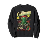 Cthulhu Un Gato Salvaje Cathulhu o Monstruo Horror cósmico Sudadera