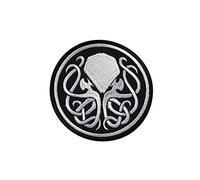 Cthulhu YOG-Sothoth Shub-Niggurath Azathoth Cthaeghya Nctosa Nctolhu Necronomicon Lovecraft The Call Darkness Satan Necronomicon1 Bordado Hierro en Apliques Accesorio de recuerdo
