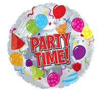 CTI Balloons 114092 Party Time, 17 pulgadas, multicolor