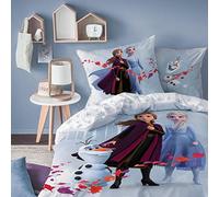 CTI Frozen 2 - Juego de ropa de cama infantil (135 x 200 cm y 80 x 80 cm, 135 x 200 cm, 135 x 200 cm), diseño de Frozen